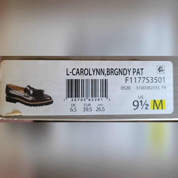 Franco Sarto Lug Sole Loafer (Burgundy color) - Picture 7 of 7